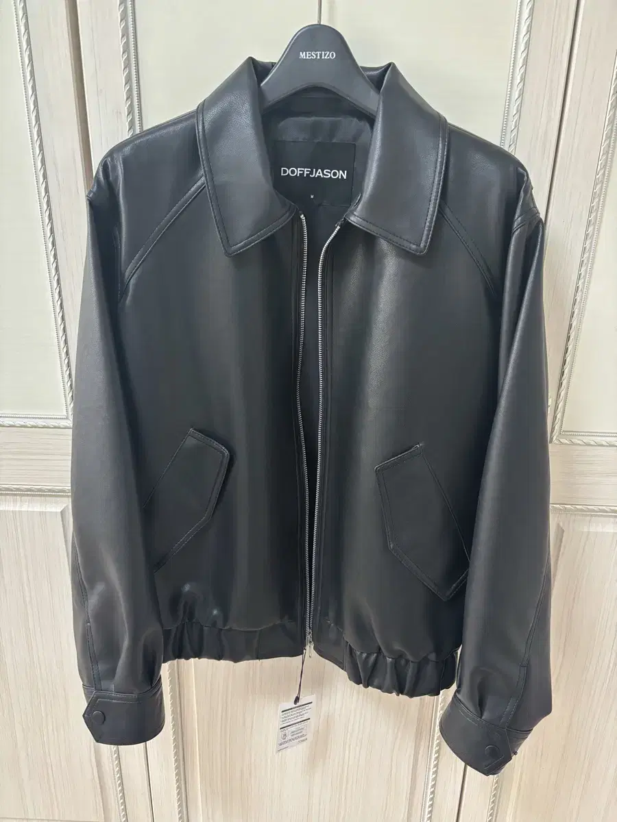 [New Product] DOPE JAYSON Overfit Vegan Leather Bomber Jacket (M)