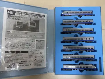 MICROACE E653 계열 프레쉬 히타치 파랑 편성 7량 세트
