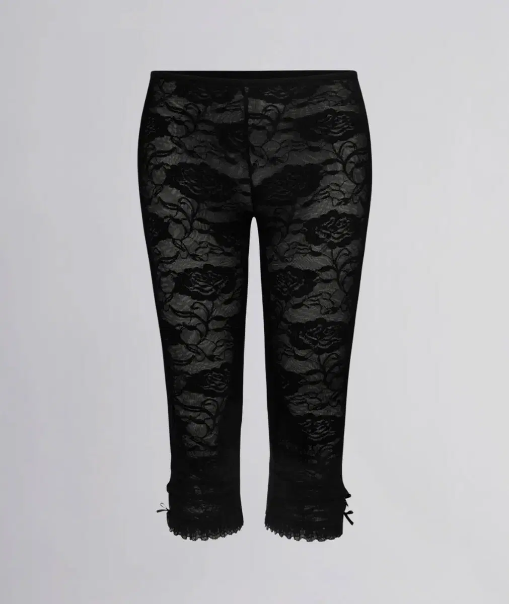 스컬프터 90's lace leggings black