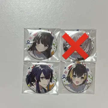 니지 페스티벌 캔뱃지 쓰키노 미토 나가오 케이 페트라 그린