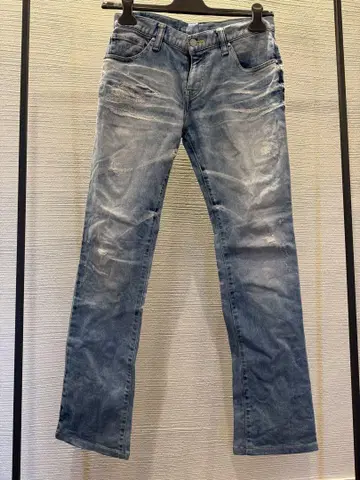 00s 아카이브 토네이도 마트 플레어 데님 데님