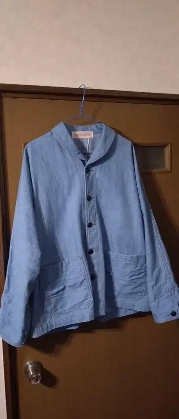 NICENESS WOODS 10.8oz 데님 커버올 블루 M