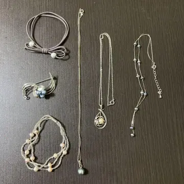 N63 목걸이, 팔찌, 브로치, 페이크 펄, 핑크