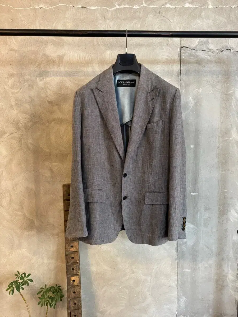 Dolce & Gabbana Linen Jacket Men's 100