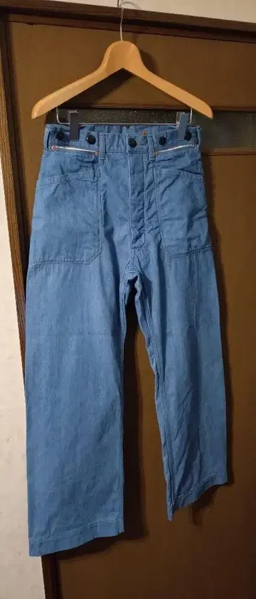 NICENESS BROOKS 10.8oz 데님 세일러 트라우저 S