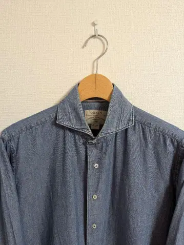 ORIAN 셔츠 40 샴브레이 DENIM DIVISION 이탈리아제