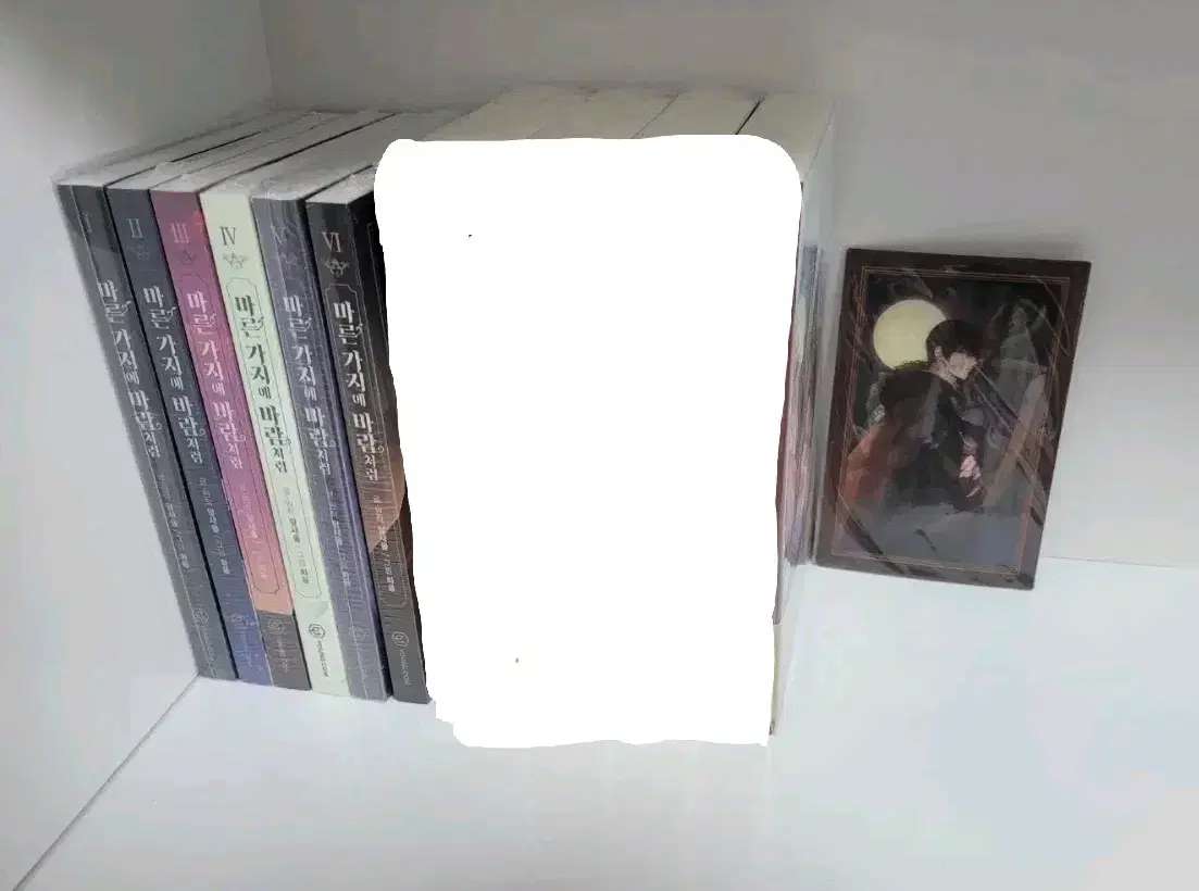 (새상품)마른가지에 바람처럼 웹툰 단행본 초판 부록 이벤트 렌티큘러 로판