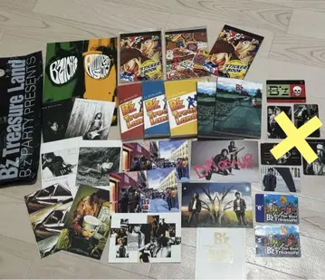 B'z 스티커북, 엽서북 등 세트로