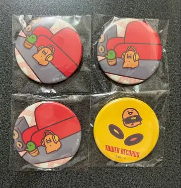 문구와 함께 타워 레코드 카페 젤리 씨 캔뱃지