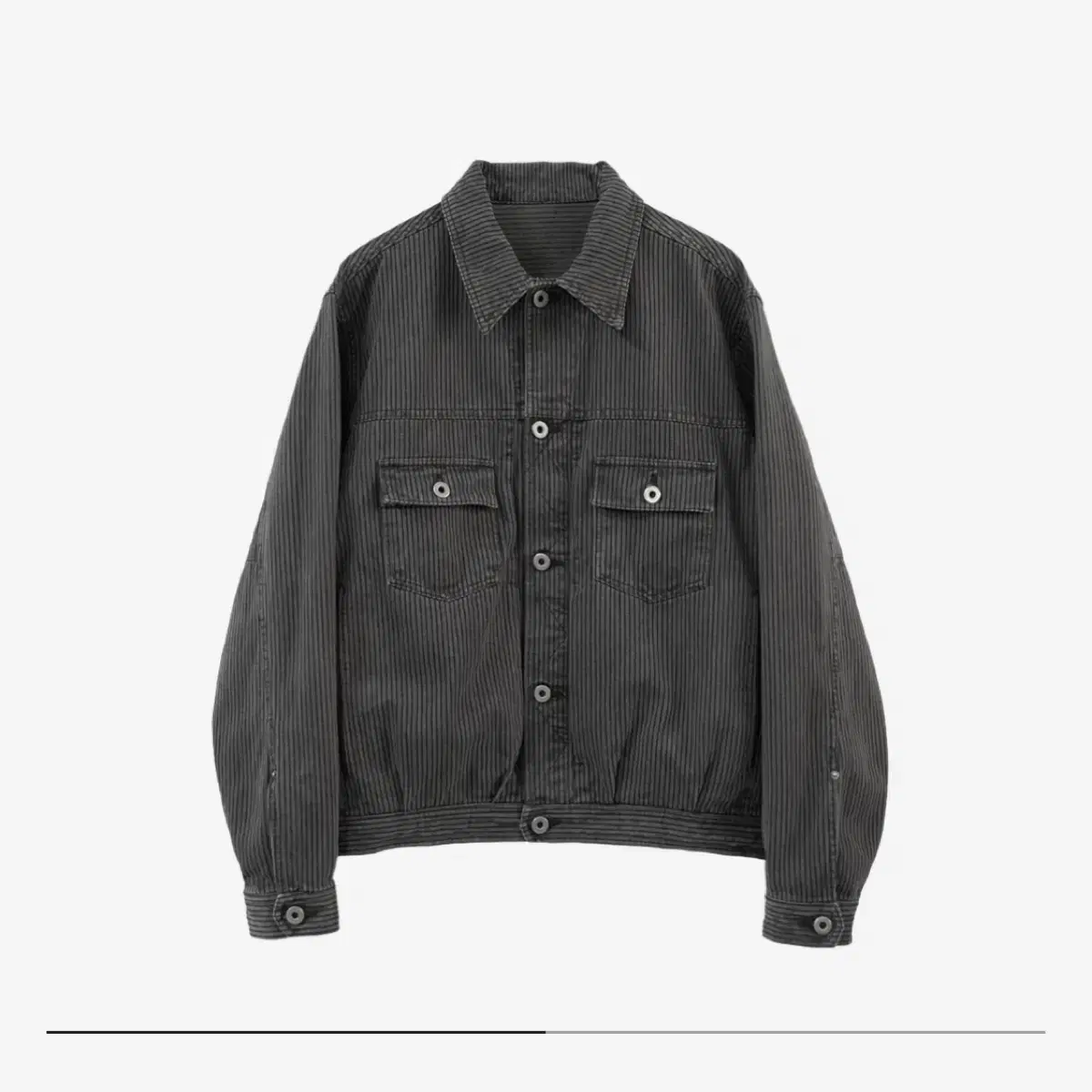 (3) POLYTECH UZED TRUCKER JACKET DYE GREY