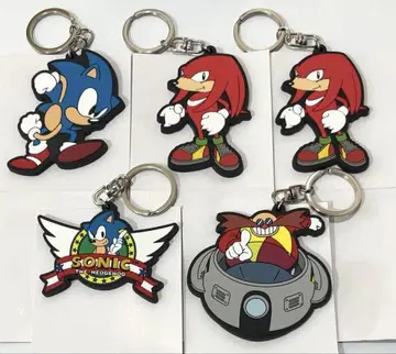 SEGA 60주년 기념 소닉 러버 키링 컬렉션 5종 세트