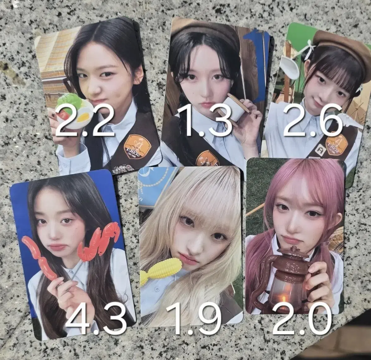 아이브 다이브존 포카 티켓 콘서트 장원영 유진 레이 원영 팬콘 ive