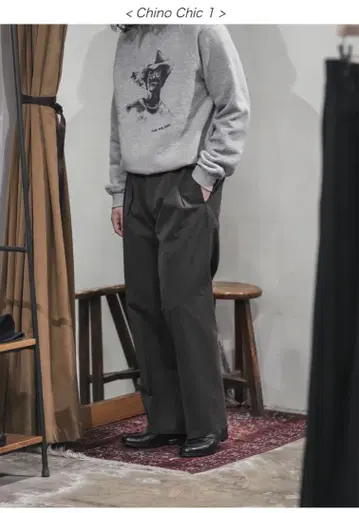 25SS 마티&선즈 치노 시크 차콜