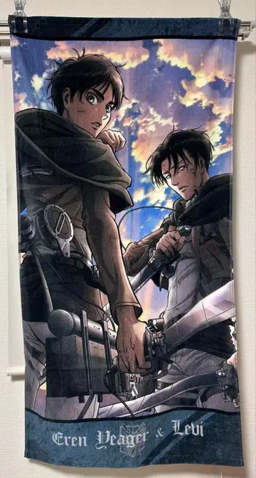 진격의 거인 엘렌 리바이 타월