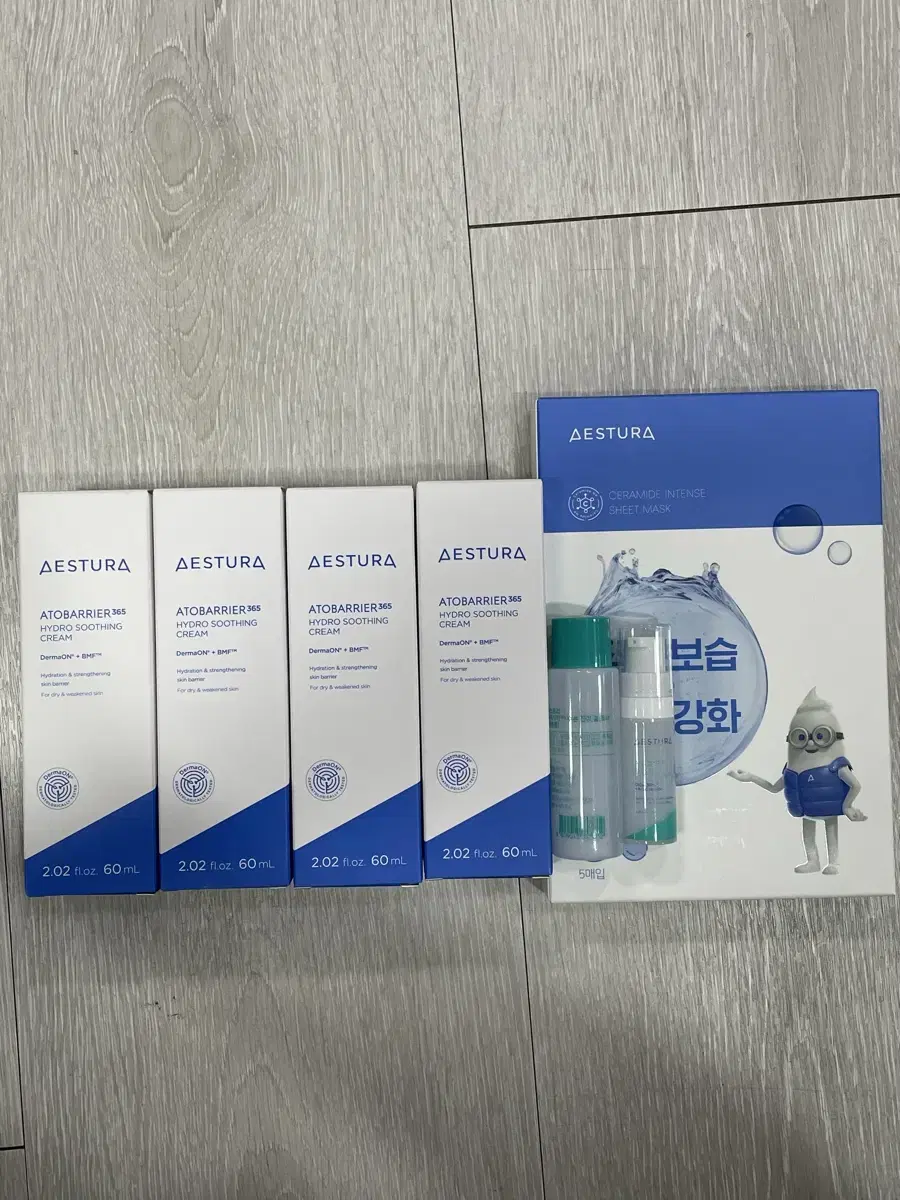 에스트라 하이드로 아토베리어 수딩크림 60ml