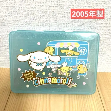 레트로 시나모롤 케이스 소품함 클리어 케이스 모카 카푸치노