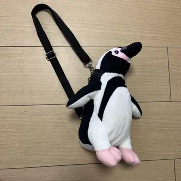 테이크오프 펭귄 봉제 인형 숄더백 28x24