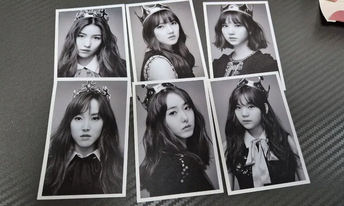 여자친구 응원봉 포카 풀세 6장