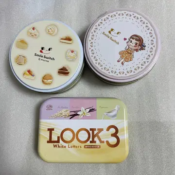 후지야 스마일 스위치 캔 페코짱 look snowman 3개 세트