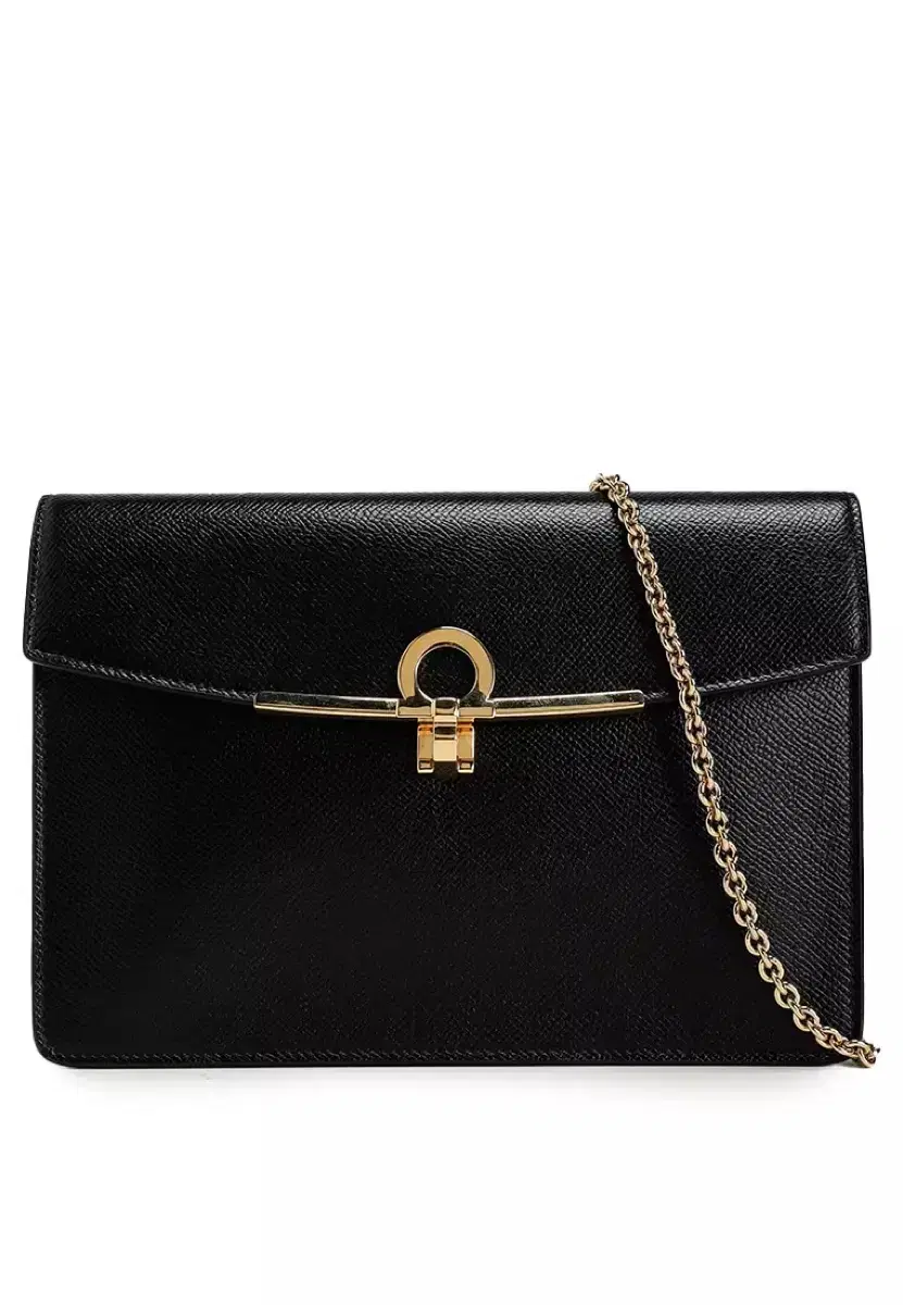 FERRAGAMO 페라가모 간치니 미니 크로스백 검정