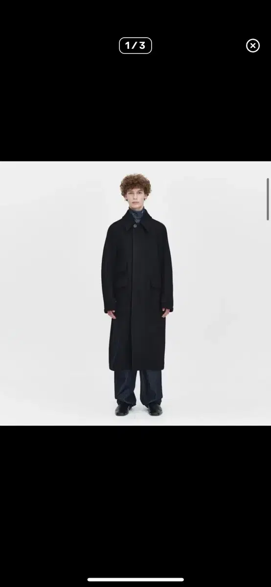 After-Flight Balmacaan Coat Navy S