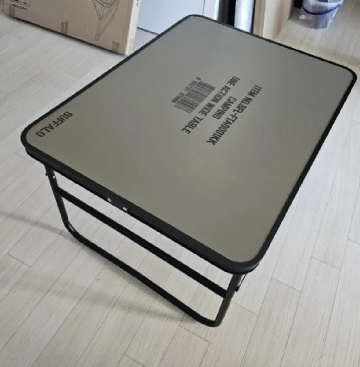 Buffalo camping table