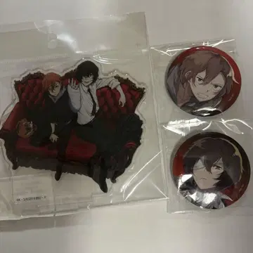 다자이 오사무 나카하라 다쓰오 캔뱃지 아크릴 스탠드 15세