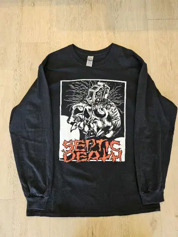 셉틱 데스 pushead의 롱T septicdeath