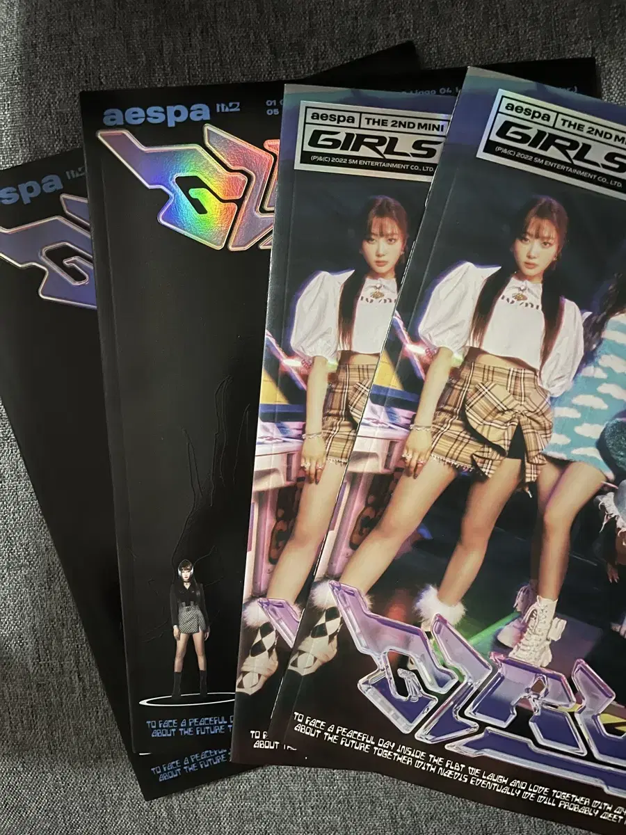 에스파 걸스 개봉 앨범 양도 단순개봉 리얼월드 카리나 지젤 닝닝 윈터