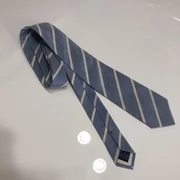해켓 런던 스트라이프 넥타이 스카이블루