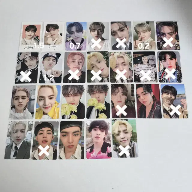 세븐틴 에스쿱스 포카 위버스 재팬 키트 회장한정 캐럿반 팔로우 헹가래