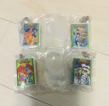 디지몬 어드벤처 비디오 테이프 미니어처 참 4개 1 3 6 7
