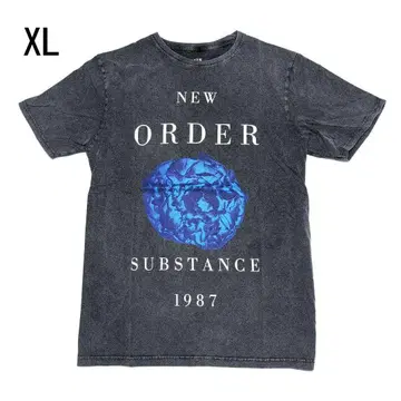 NEW ORDER 뉴 오더 티셔츠 차콜 그레이 XL