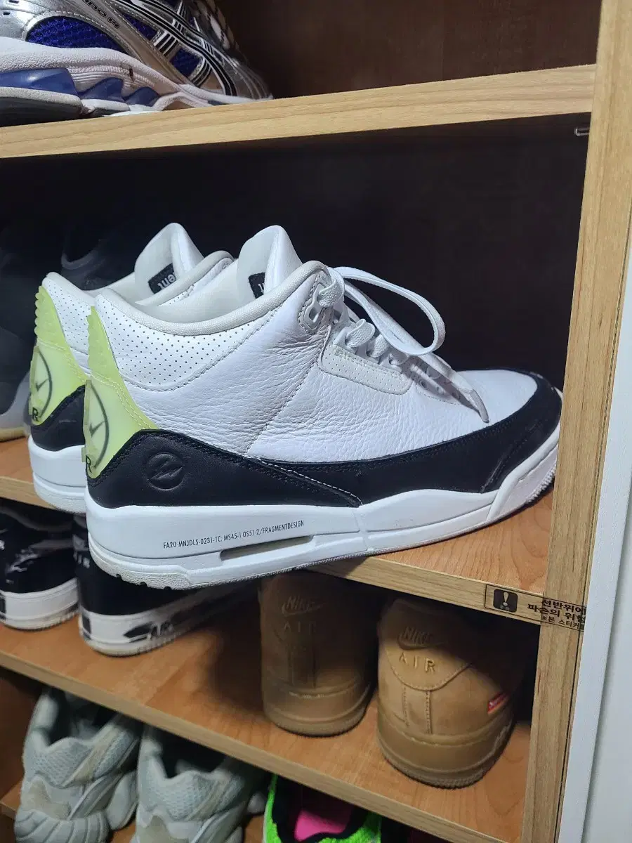 Jordan 3 x Fragment Retro SP White/Black 260