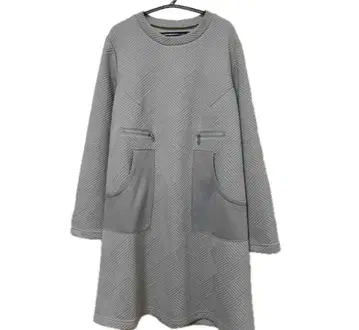 day to day HIROMI YOSHIDA 튜닉 원피스 그레이