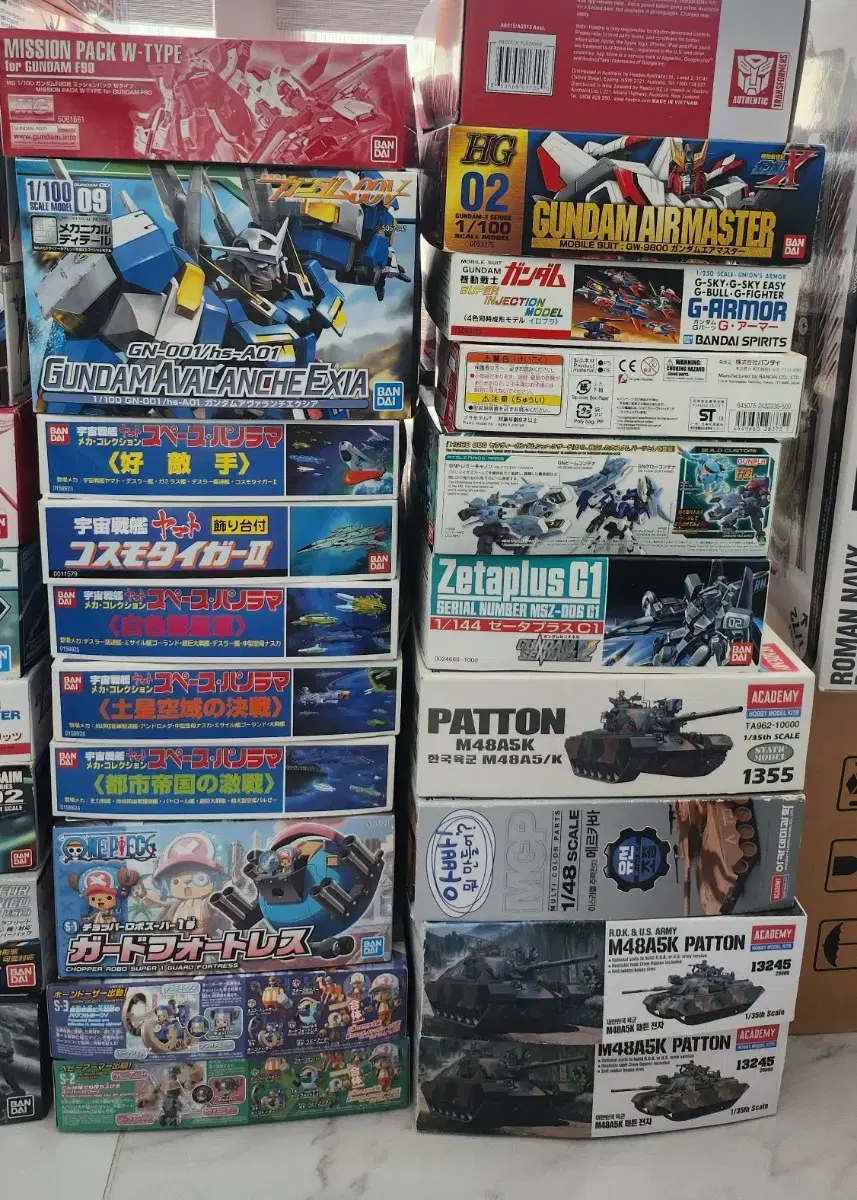 Gundam, Gunpla, MG, HG, RG, SD, Visionary, etc. Mass disposal