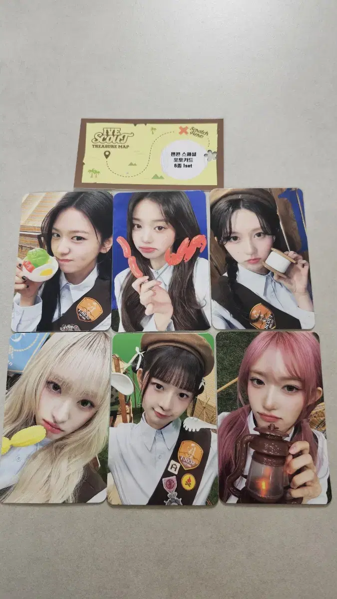 [일요일]아이브 스카우트 다이브 다이브존 6종세트 포토카드