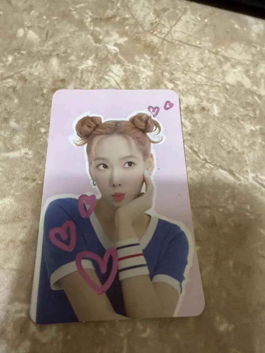 taeyeon photocard poca girls generation 