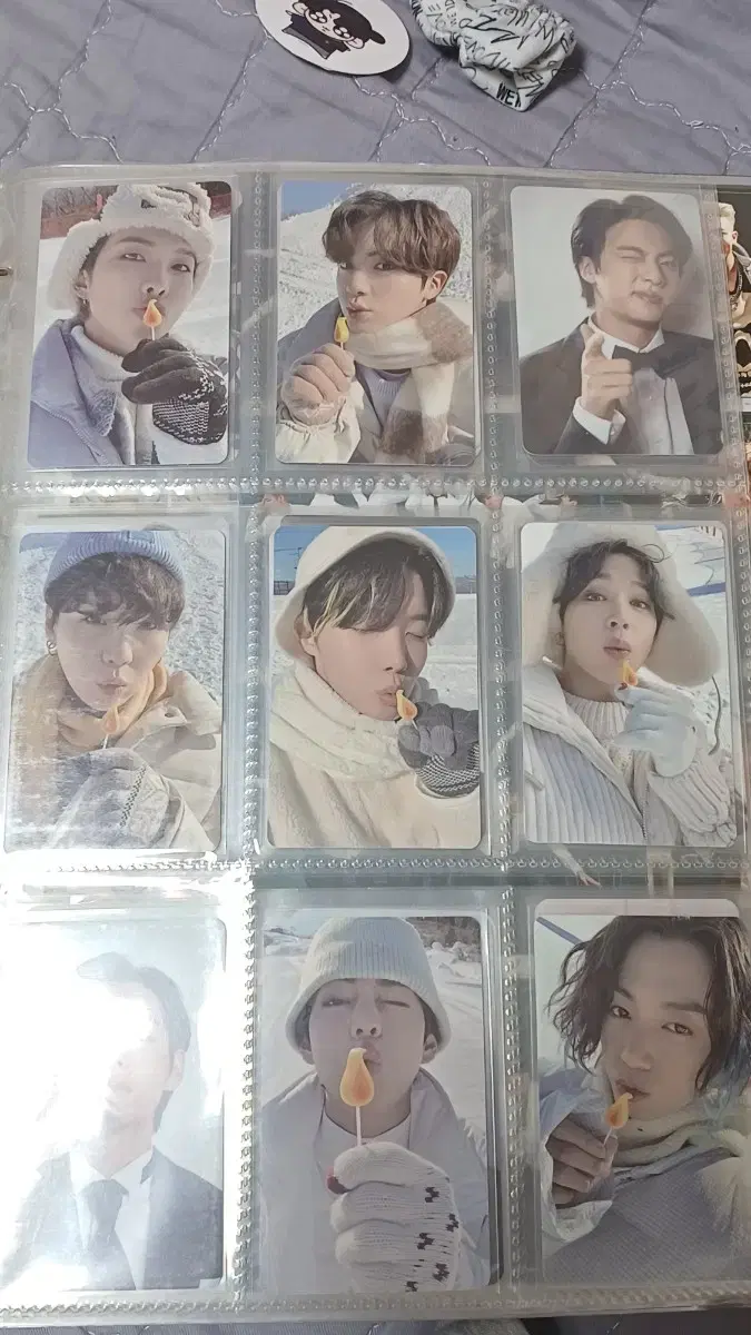 방탄 윈터패키지 포카 드볼