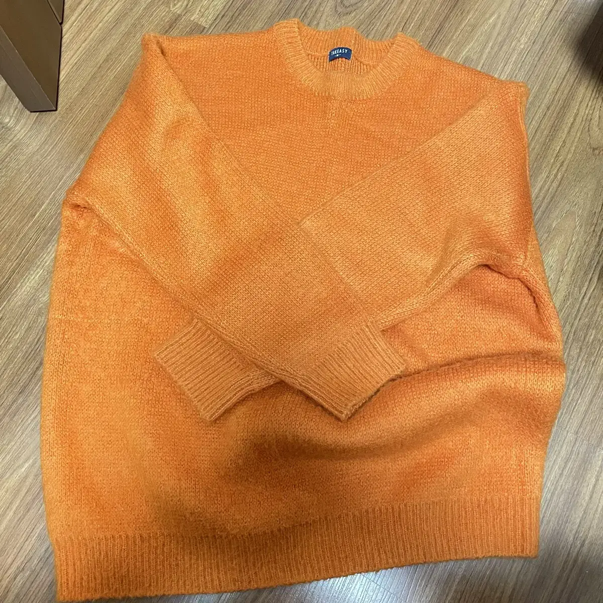 Take-ezi Wool Brush Knit Orange M