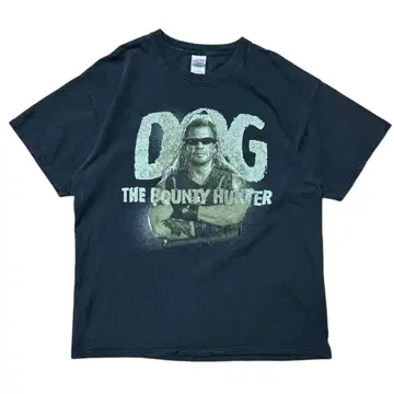 WWE DOG THE BOUNTY HUNTER 티셔츠 블랙 프로레슬링