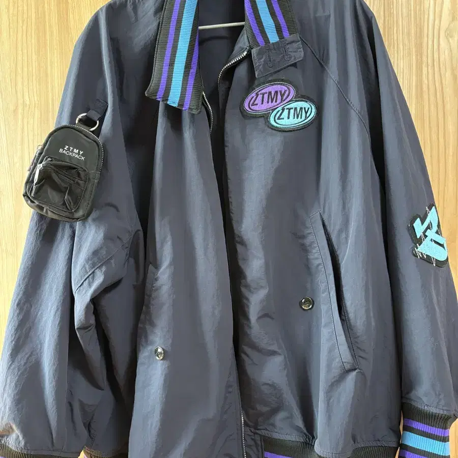 ZUTOMAYO VARSITY JACKET 2XL（NAVY） Zutomayo Bacity Jacket Navy XL #즛토마요 on Bunjang Global Site.