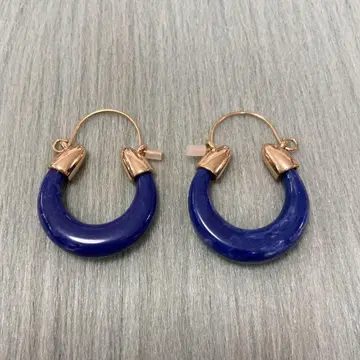 뉘앙스 디자인 후프 귀걸이
