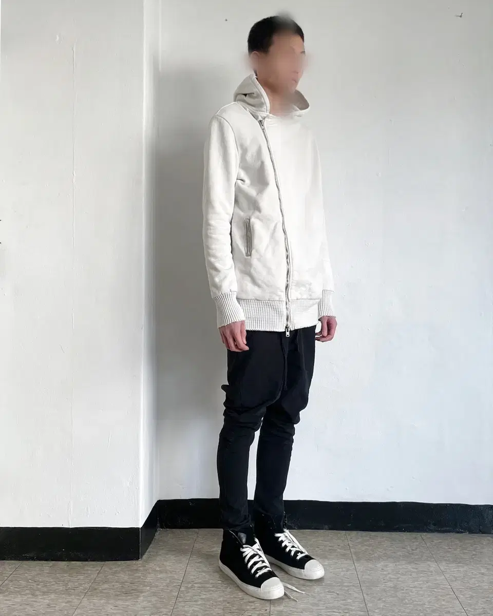 조르지오 브라토 아티잔 브랜드 마운틴 사선지퍼 후드집업