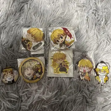 귀멸의 칼날 아가츠마 젠이츠 캔뱃지 키링 묶음 판매