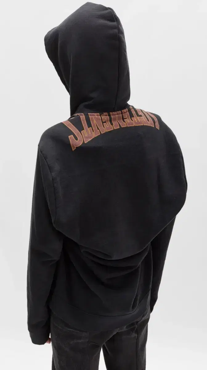 [S]18AW Vetements Logo Hooded T-Shirt Black