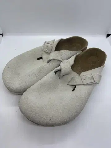 버켄스탁 보스턴 40 앤티크 화이트 26cm 스웨이드