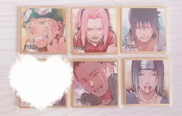 NARUTO 콩 가샤 색지 5장 세트 낱개 판매 불가 나루토 레어