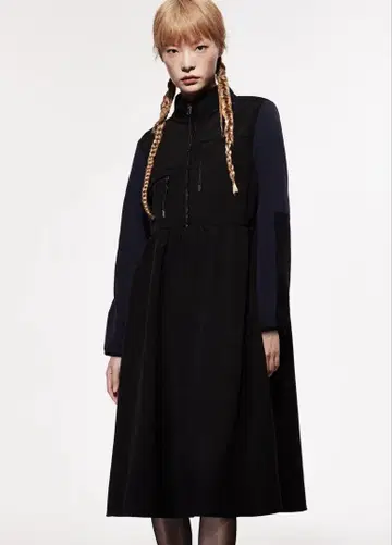 H&M 플리스 디테일 원피스 XL사이즈