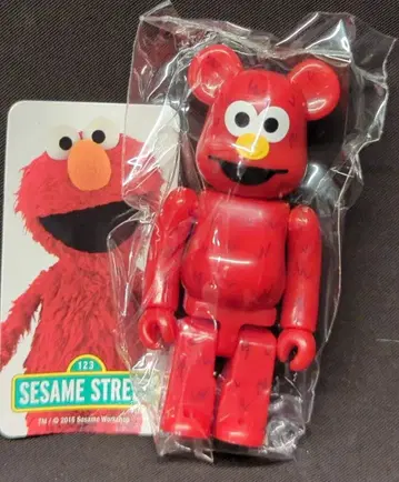 메디콤토이 베어브릭 귀염둥이 세서미 스트리트 엘모 100% 시리즈 32